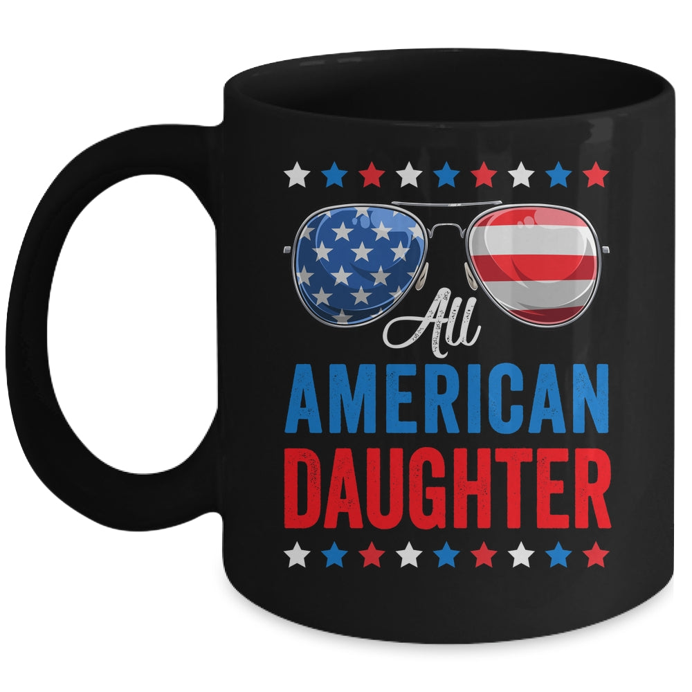 All American Daughter 4th Of July Memorial Day Matching Mug | siriusteestore