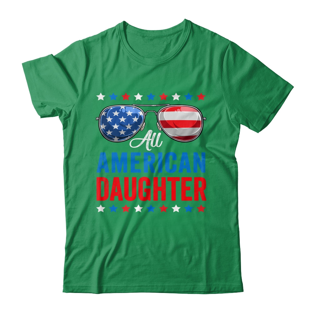 All American Daughter 4th Of July Memorial Day Matching Shirt & Hoodie | siriusteestore