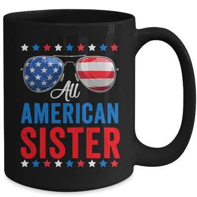 All American Sister 4th Of July Memorial Day Matching Mug | siriusteestore