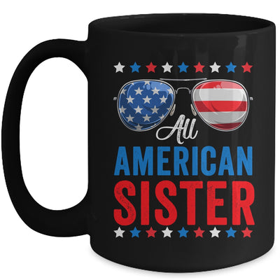All American Sister 4th Of July Memorial Day Matching Mug | siriusteestore