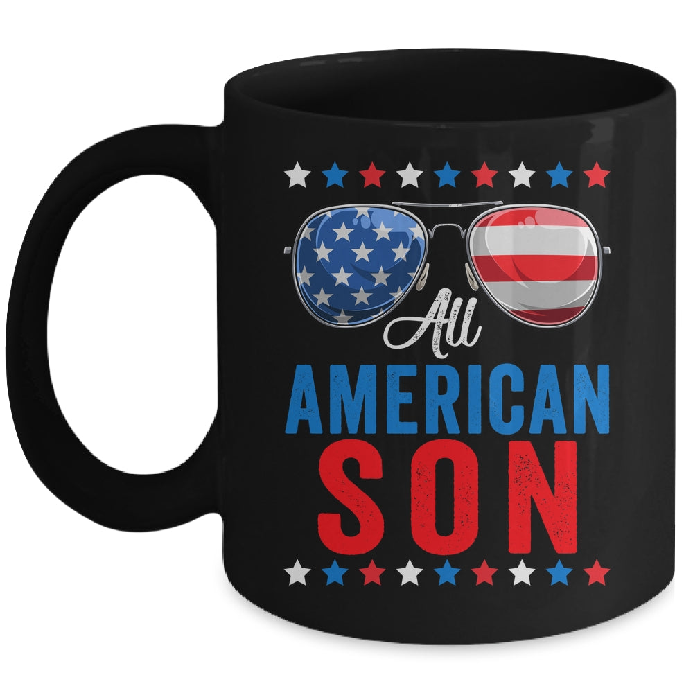 All American Son 4th Of July Memorial Day Matching Mug | siriusteestore