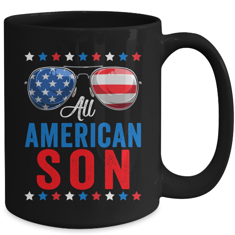 All American Son 4th Of July Memorial Day Matching Mug | siriusteestore