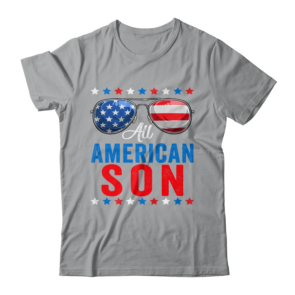 All American Son 4th Of July Memorial Day Matching Shirt & Hoodie | siriusteestore