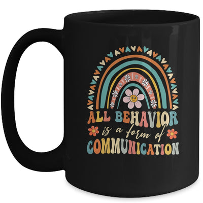 All Behavior Is A Form Of Communication Aba Therapist Autism Mug | siriusteestore