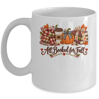 All Booked For Fall Book Lover Autumn Reading Pumpkin Coffee Mug | siriusteestore