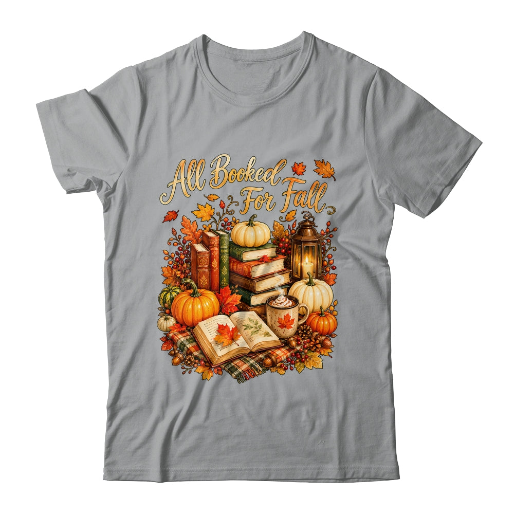 All Booked For Fall Books Coffee Cozy Autumn Reading Women Shirt & Sweatshirt | siriusteestore