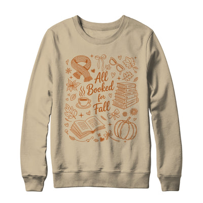 All Booked For Fall Cute Book Lover Reader Autumn Reading Shirt & Sweatshirt | siriusteestore