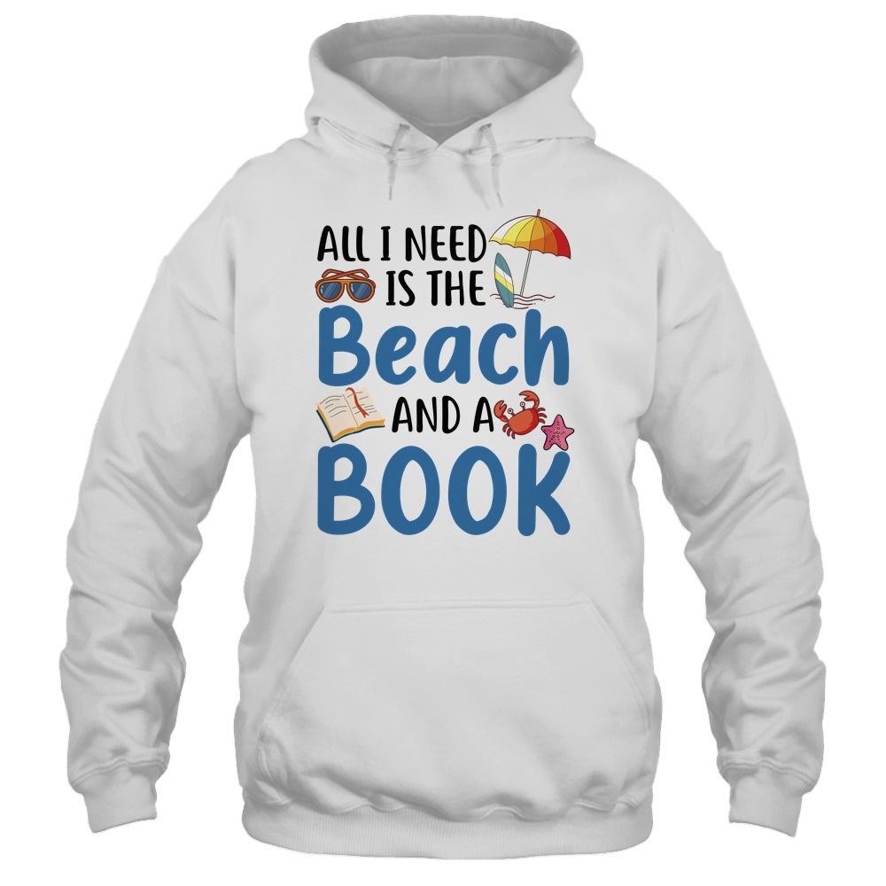 All I Needs Is Beach And A Book Summer Book Lover Reading Shirt & Tank Top | siriusteestore