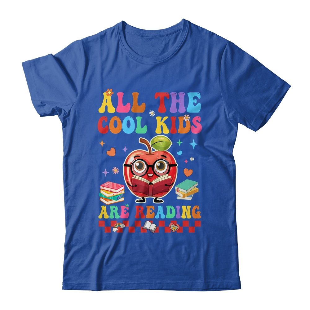 All The Cool Kids Are Reading Book Reading For Teacher Shirt & Tank Top | siriusteestore