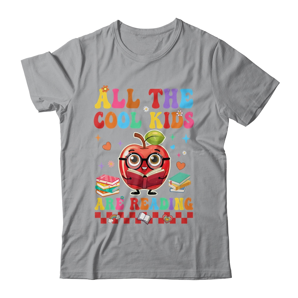 All The Cool Kids Are Reading Book Reading For Teacher Shirt & Tank Top | siriusteestore