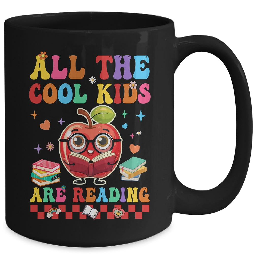 All The Cool Kids Are Reading Book Reading For Teacher Mug | siriusteestore