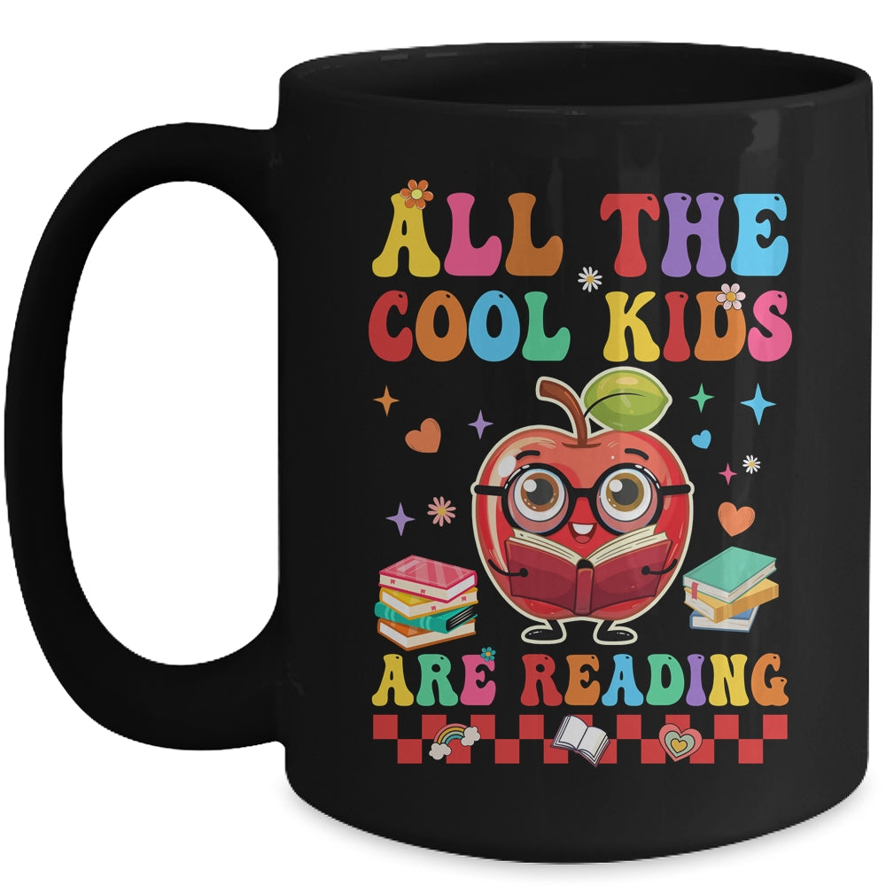 All The Cool Kids Are Reading Book Reading For Teacher Mug | siriusteestore