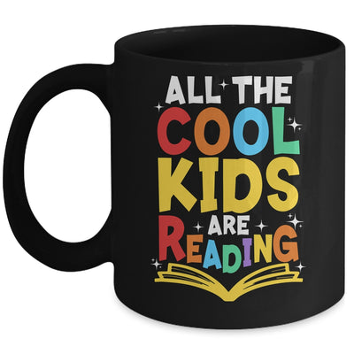 All The Cool Kids Are Reading Book Reading School Teacher Mug | siriusteestore