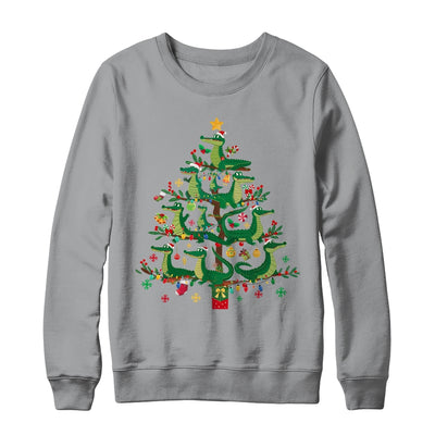 Alligator Lover Xmas Matching Santa Alligator Christmas Tree Shirt & Sweatshirt | siriusteestore