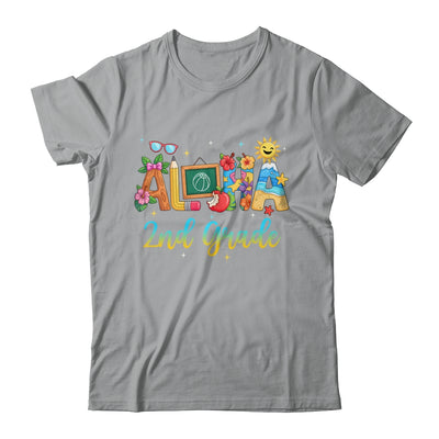 Aloha 2nd Grade Teacher Life Summer Vacation School Beach Shirt & Tank Top | siriusteestore