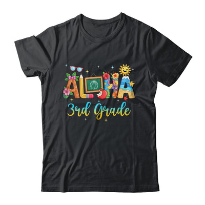 Aloha 3rd Grade Teacher Life Summer Vacation School Beach Shirt & Tank Top | siriusteestore