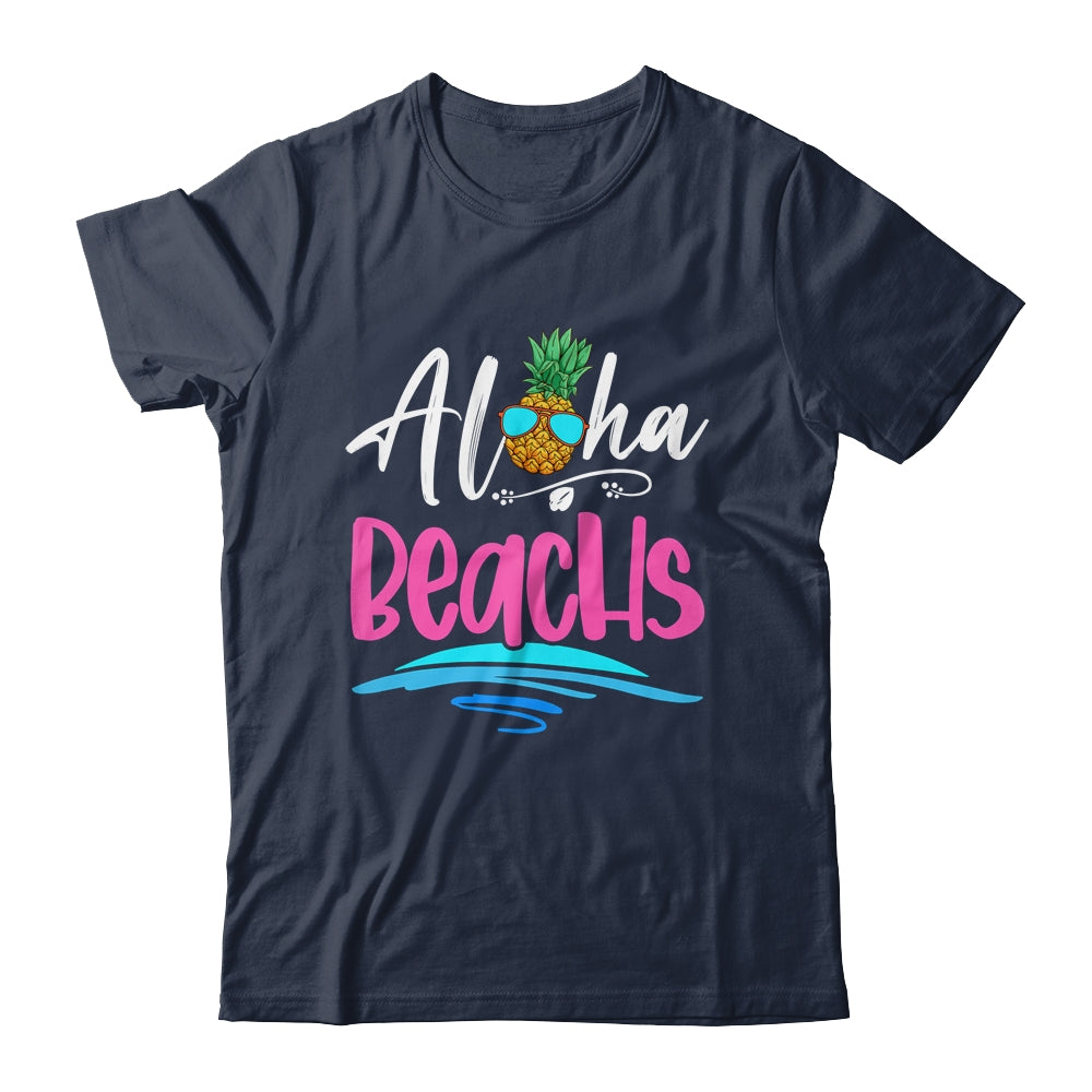 Aloha Beaches Hawaii Beach Summer Vacation Men Women Kids Shirt & Tank Top | siriusteestore