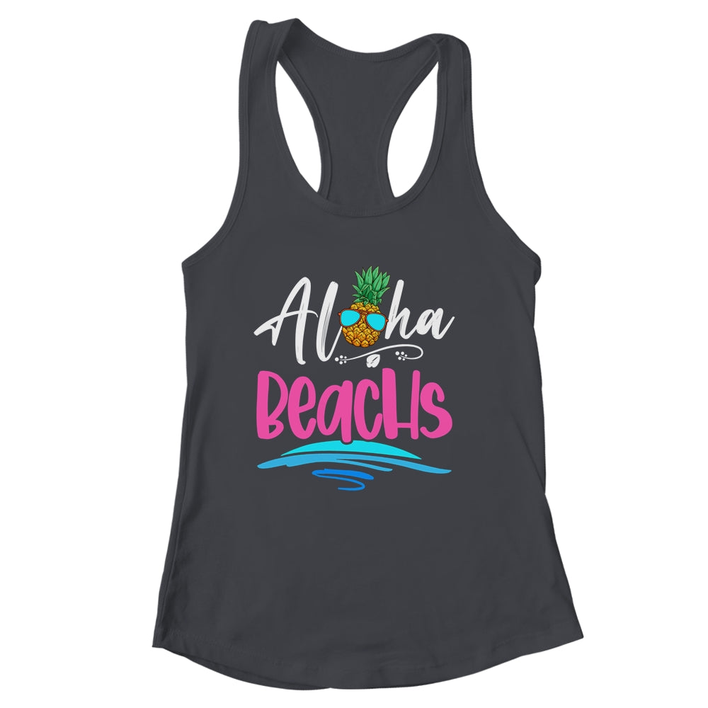 Aloha Beaches Hawaii Beach Summer Vacation Men Women Kids Shirt & Tank Top | siriusteestore