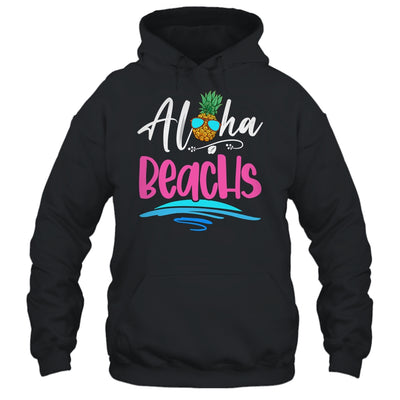 Aloha Beaches Hawaii Beach Summer Vacation Men Women Kids Shirt & Tank Top | siriusteestore