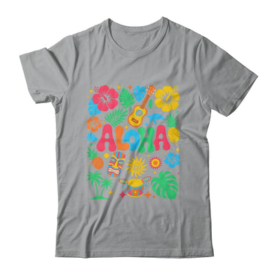 Aloha Hawaii Boho Retro Shaka Hibiscus Vacation Trip Summer Shirt & Tank Top | siriusteestore