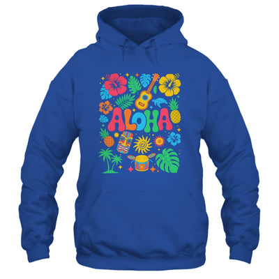 Aloha Hawaii Boho Retro Shaka Hibiscus Vacation Trip Summer Shirt & Tank Top | siriusteestore