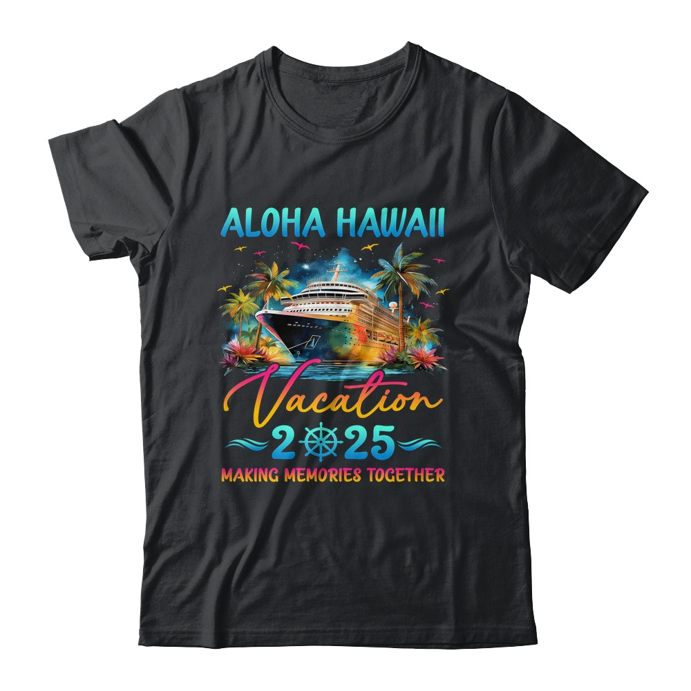 Aloha Hawaii Family Vacation 2025 Matching Group Summer Shirt & Tank Top | siriusteestore