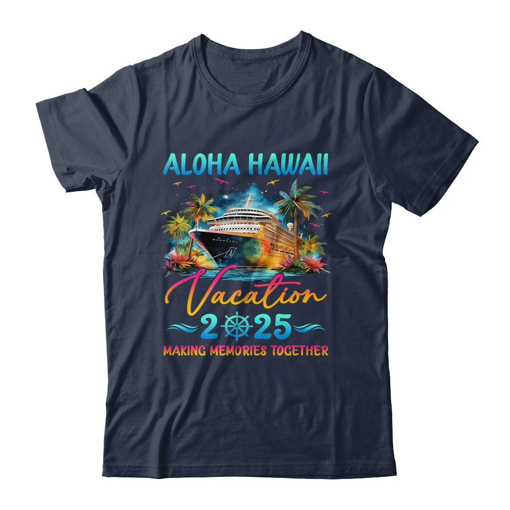 Aloha Hawaii Family Vacation 2025 Matching Group Summer Shirt & Tank Top | siriusteestore