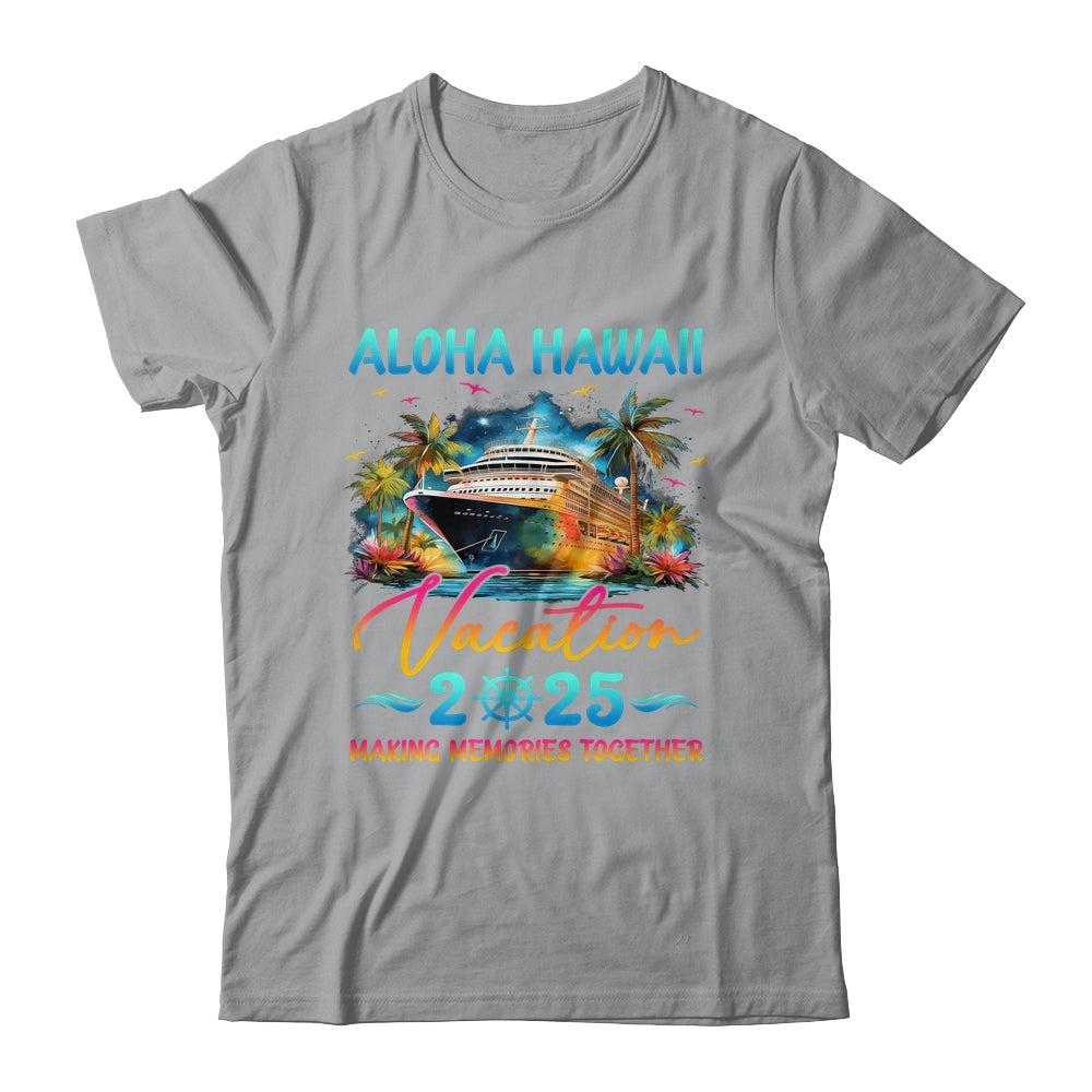 Aloha Hawaii Family Vacation 2025 Matching Group Summer Shirt & Tank Top | siriusteestore