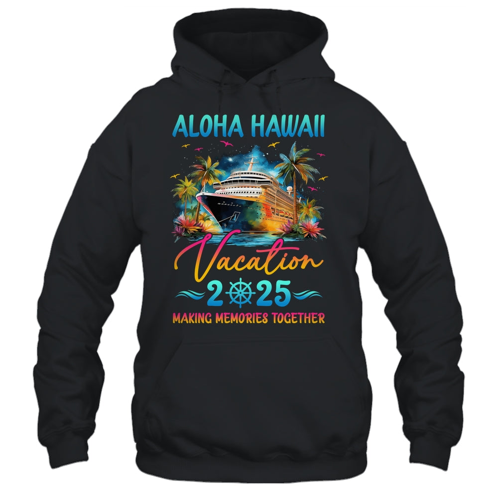 Aloha Hawaii Family Vacation 2025 Matching Group Summer Shirt & Tank Top | siriusteestore