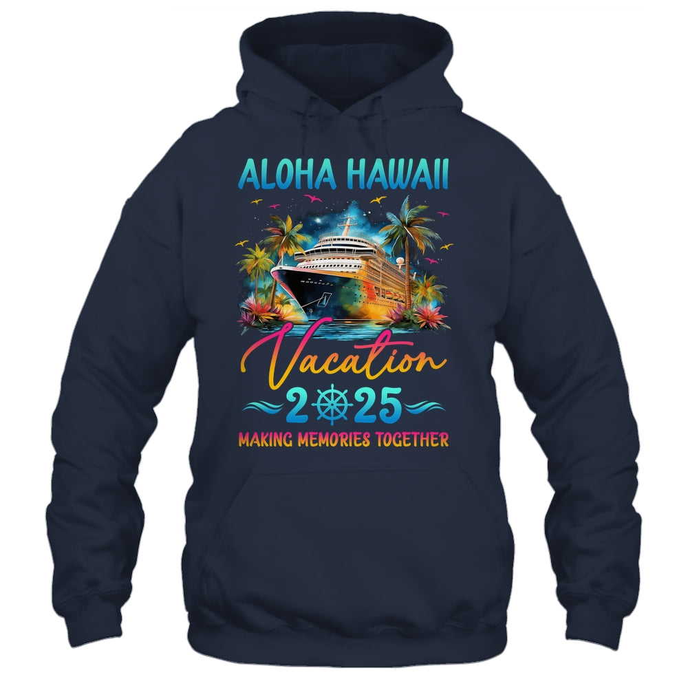 Aloha Hawaii Family Vacation 2025 Matching Group Summer Shirt & Tank Top | siriusteestore