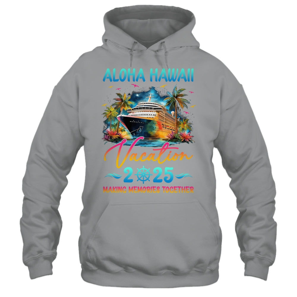 Aloha Hawaii Family Vacation 2025 Matching Group Summer Shirt & Tank Top | siriusteestore