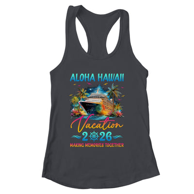 Aloha Hawaii Family Vacation 2026 Matching Group Summer Shirt & Tank Top | siriusteestore