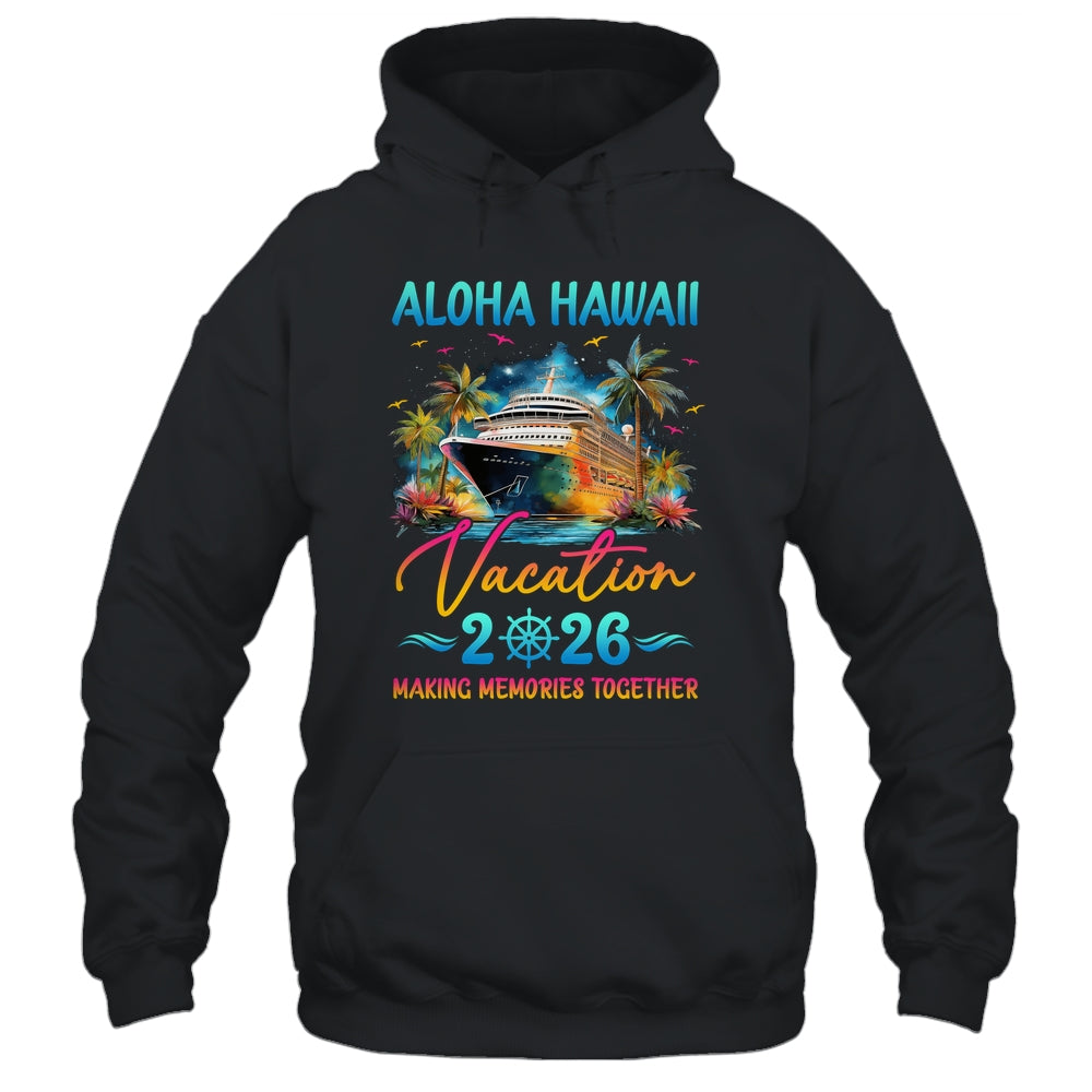 Aloha Hawaii Family Vacation 2026 Matching Group Summer Shirt & Tank Top | siriusteestore