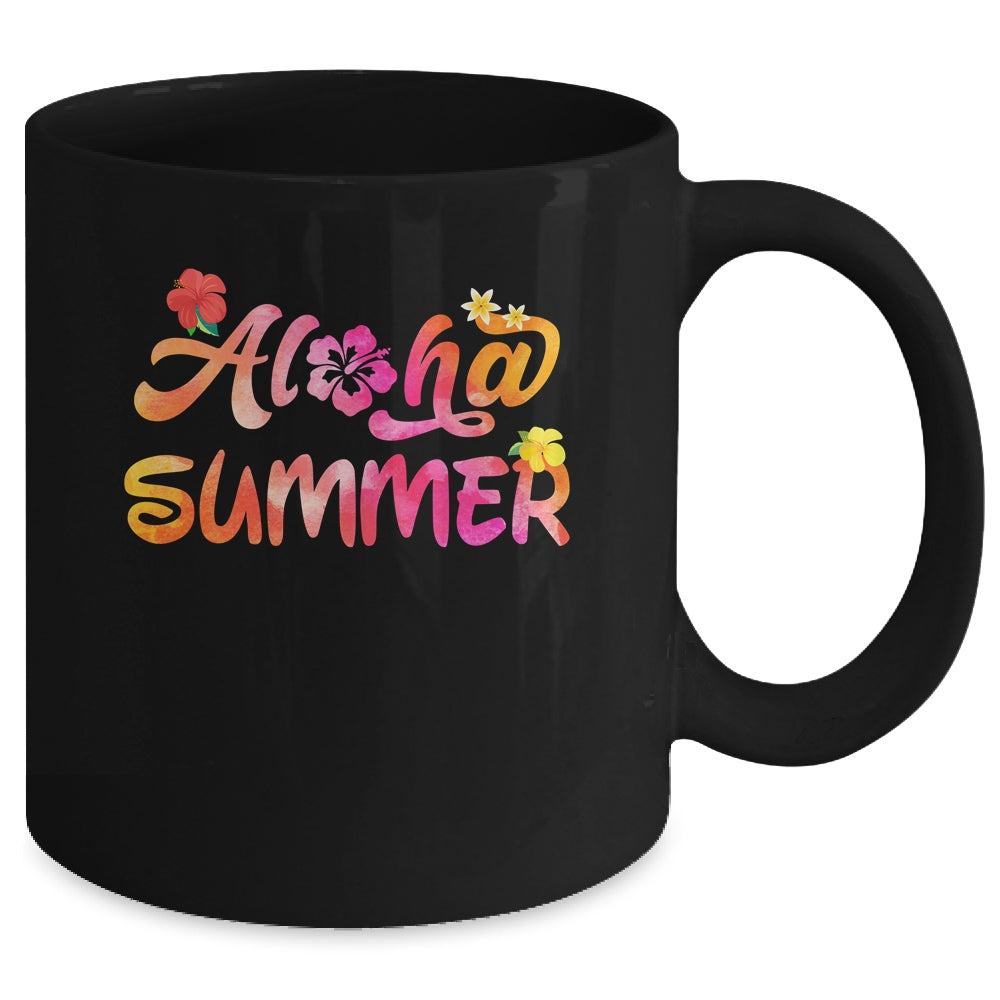 Aloha Hawaii Hawaiian Island Palm Beach Surf Aloha Summer Mug | siriusteestore