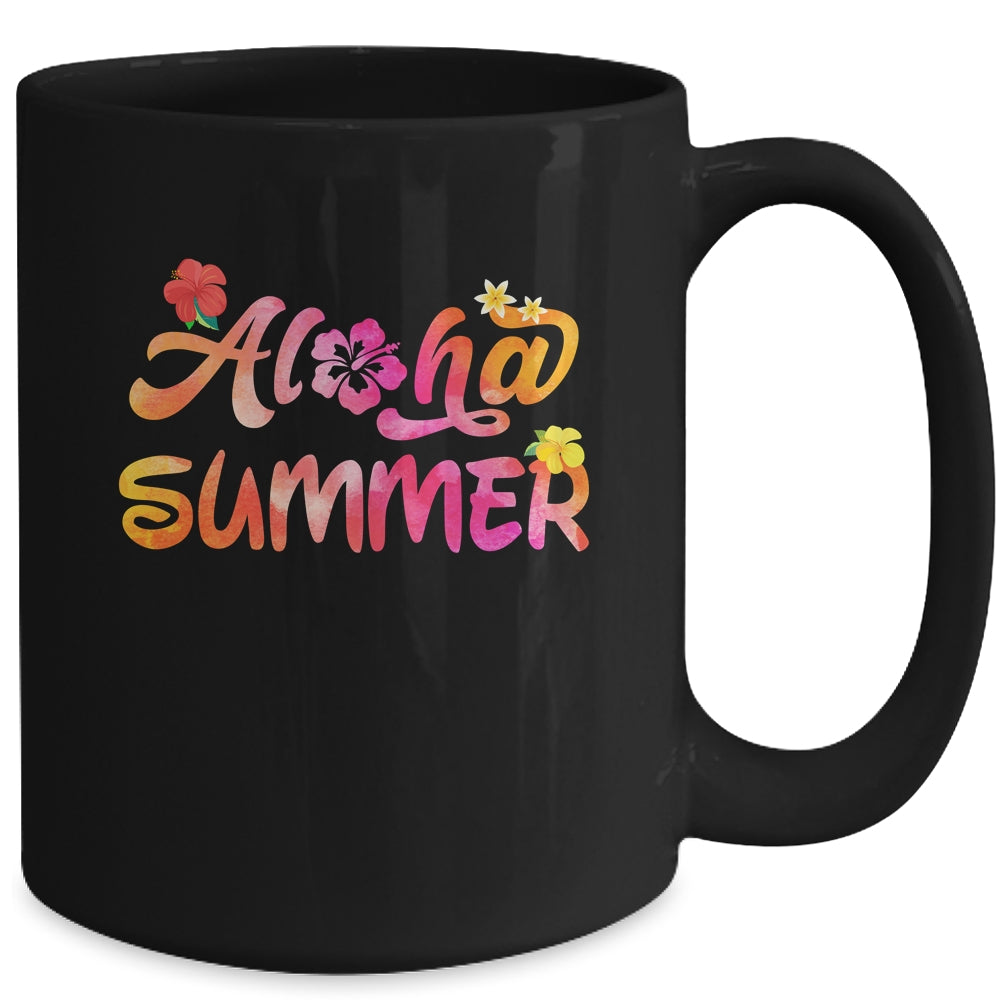 Aloha Hawaii Hawaiian Island Palm Beach Surf Aloha Summer Mug | siriusteestore
