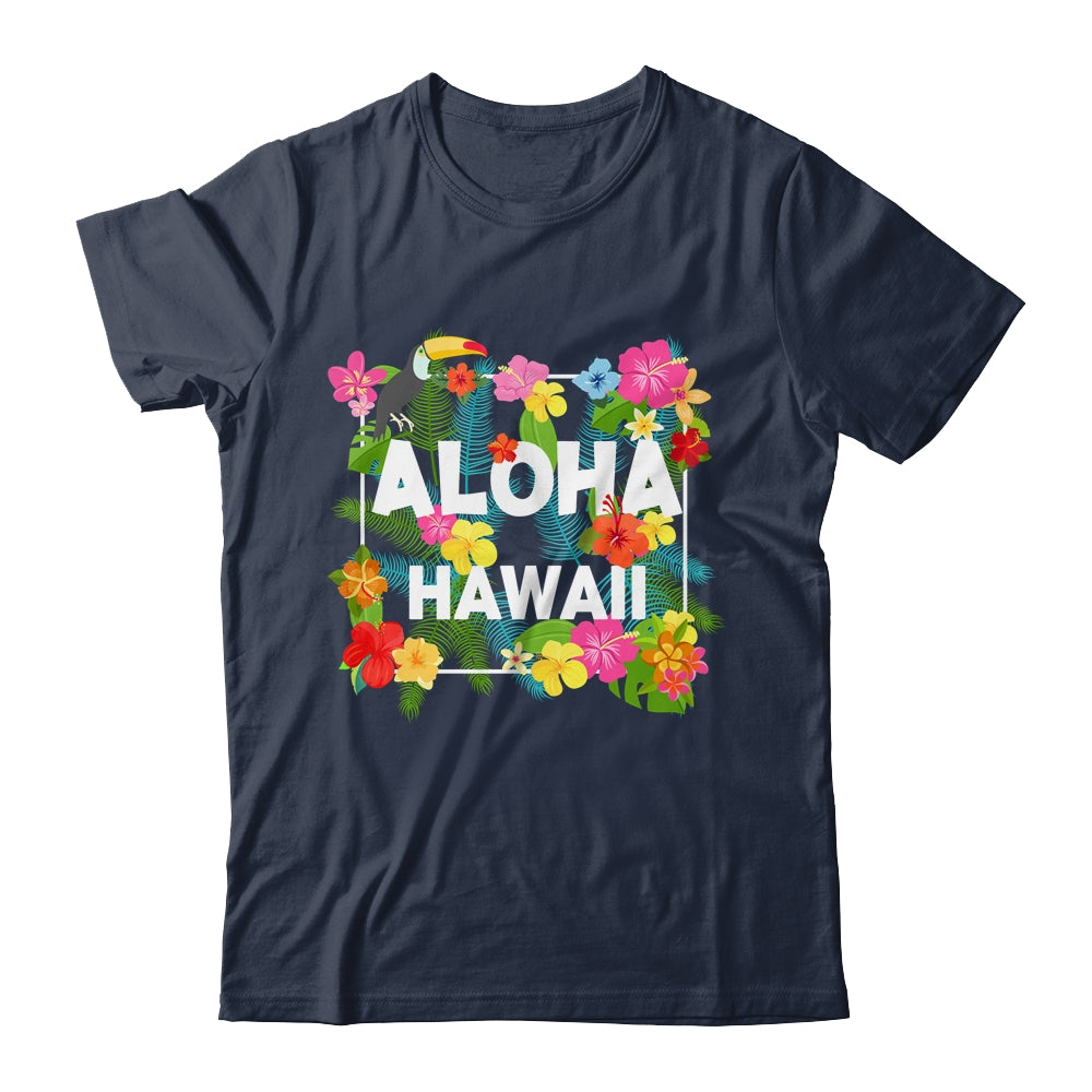 Aloha Hawaii Hibiscus Flowers Aesthetic Design For Men Women Shirt & Tank Top | siriusteestore
