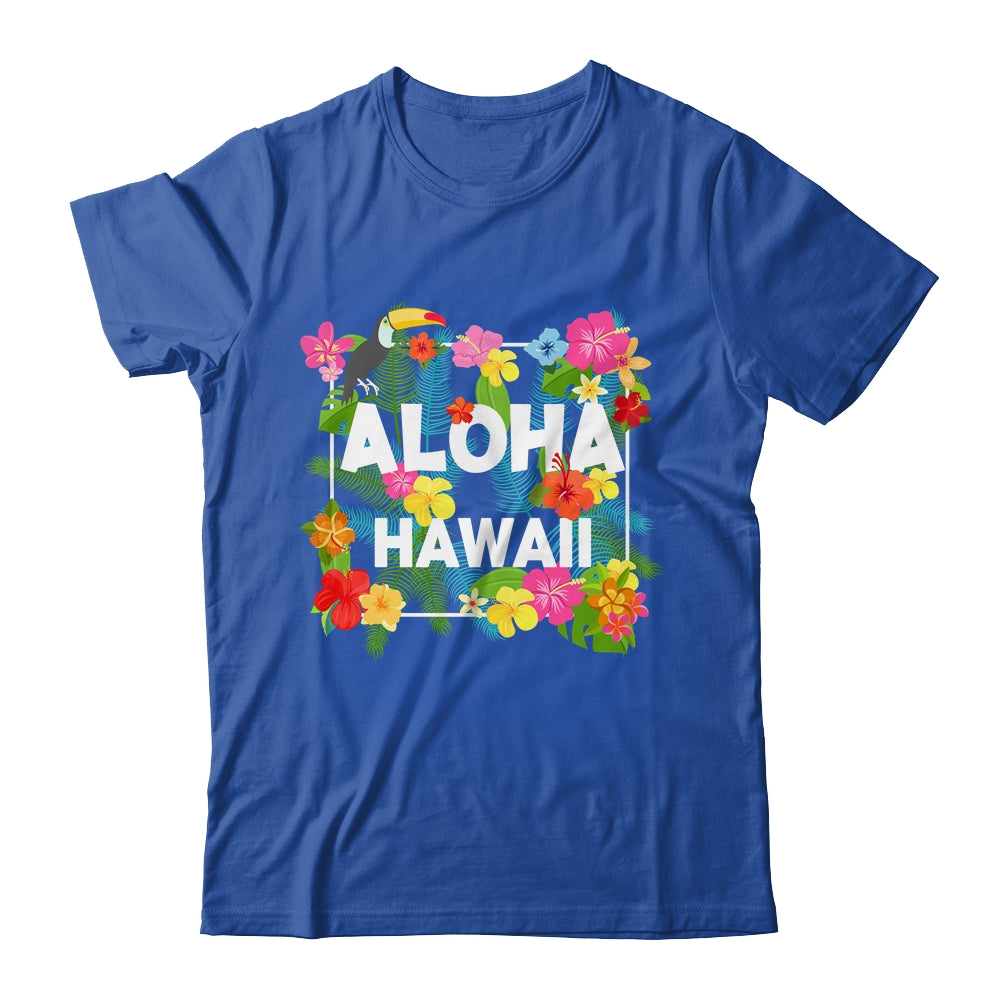 Aloha Hawaii Hibiscus Flowers Aesthetic Design For Men Women Shirt & Tank Top | siriusteestore
