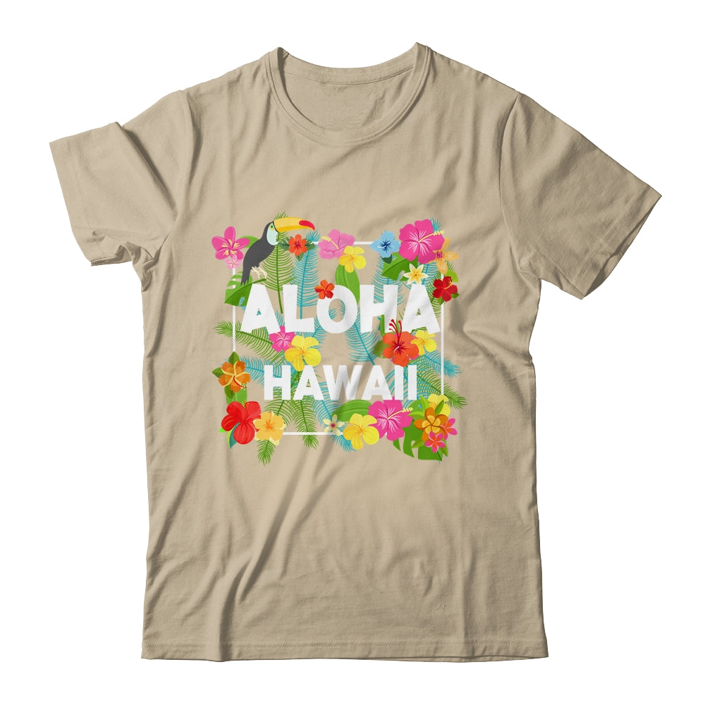 Aloha Hawaii Hibiscus Flowers Aesthetic Design For Men Women Shirt & Tank Top | siriusteestore