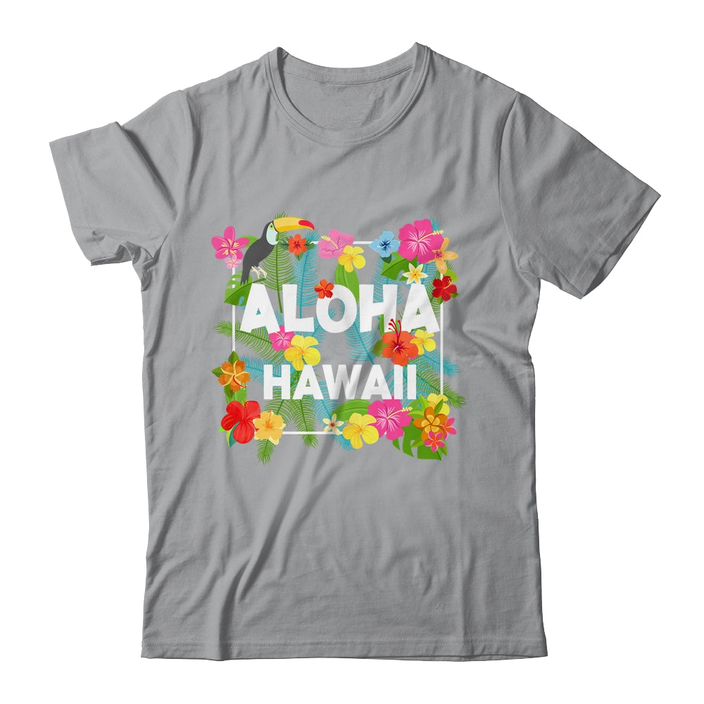 Aloha Hawaii Hibiscus Flowers Aesthetic Design For Men Women Shirt & Tank Top | siriusteestore