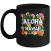 Aloha Hawaii Hibiscus Flowers Aesthetic Design For Men Women Mug | siriusteestore