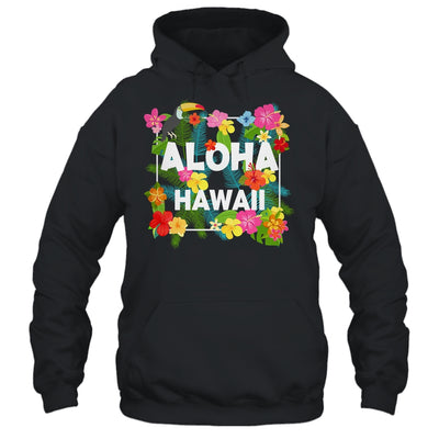 Aloha Hawaii Hibiscus Flowers Aesthetic Design For Men Women Shirt & Tank Top | siriusteestore