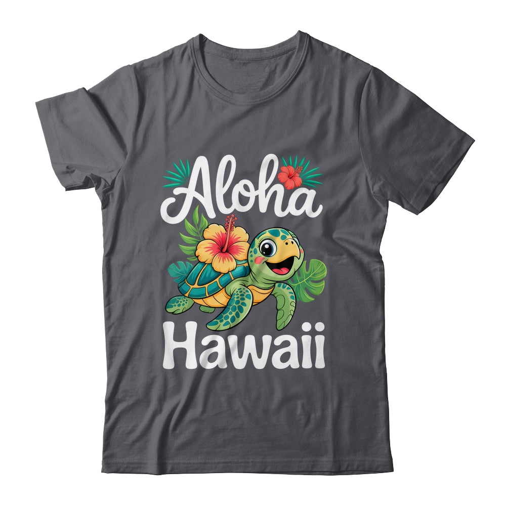 Aloha Hawaii Turtle Hawaiian Island Kids Men Women Boy Girls Shirt & Tank Top | siriusteestore