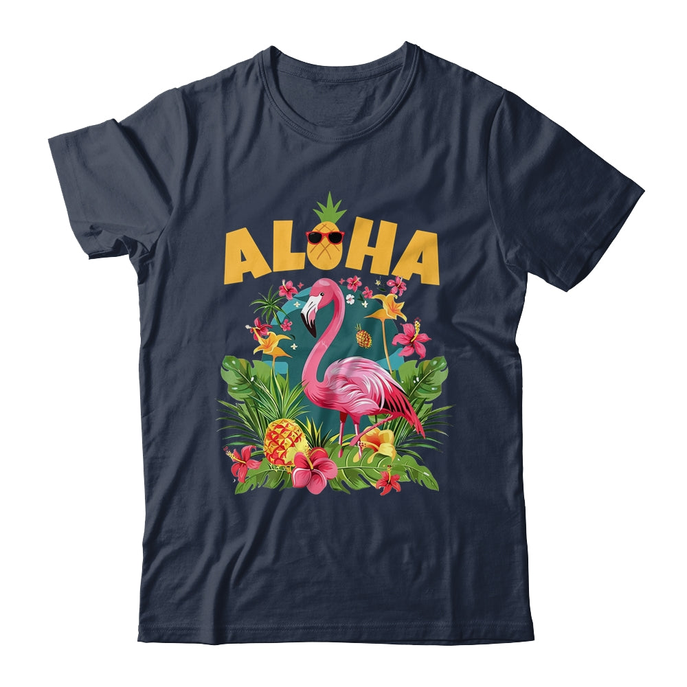 Aloha Hawaiian Hawaii Flamingo Kids Teen Girls Women Shirt & Tank Top | siriusteestore