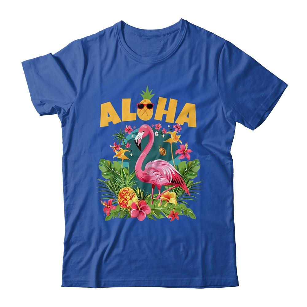 Aloha Hawaiian Hawaii Flamingo Kids Teen Girls Women Shirt & Tank Top | siriusteestore