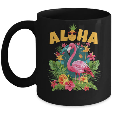 Aloha Hawaiian Hawaii Flamingo Kids Teen Girls Women Mug | siriusteestore