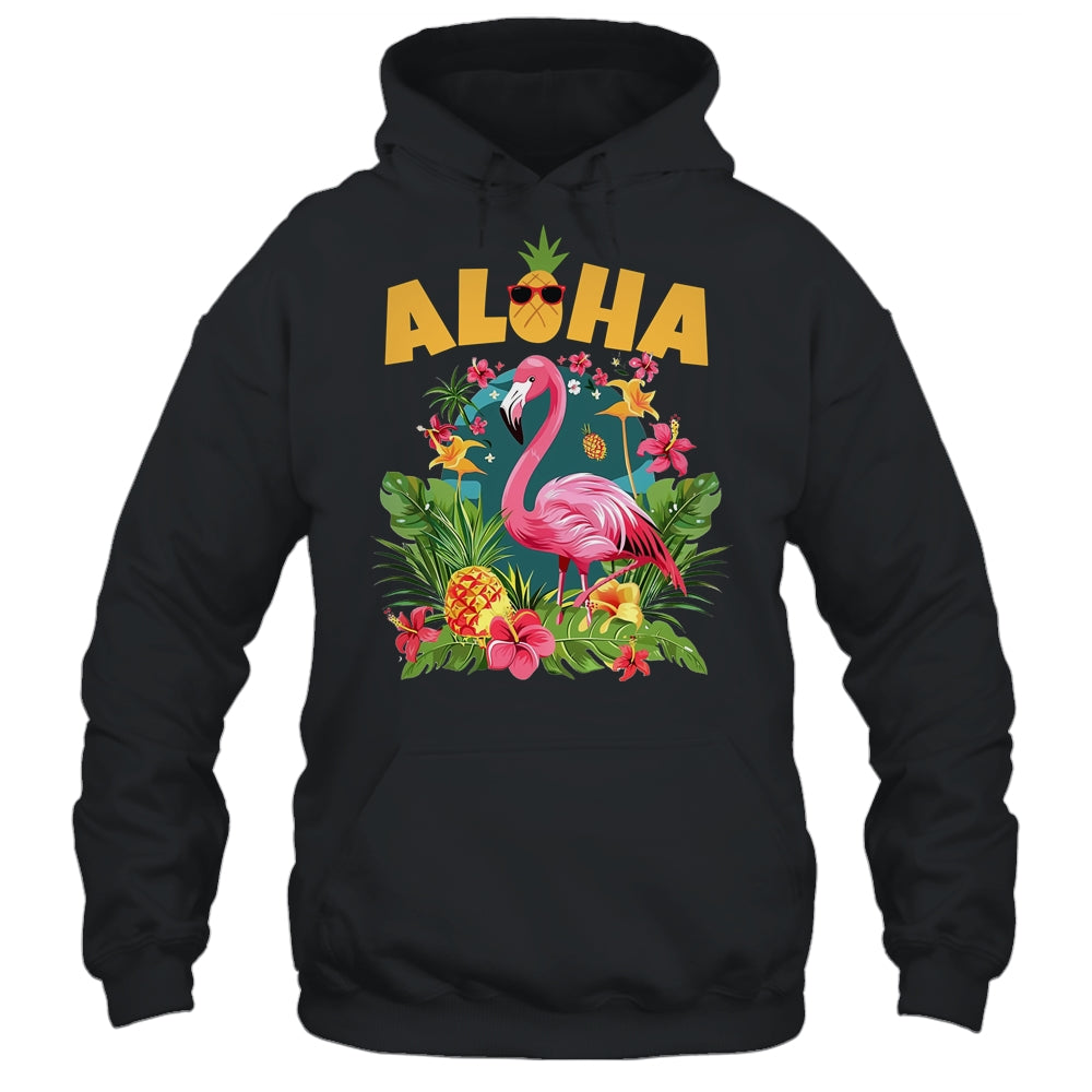 Aloha Hawaiian Hawaii Flamingo Kids Teen Girls Women Shirt & Tank Top | siriusteestore