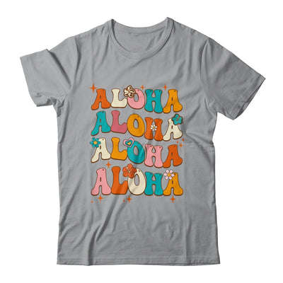 Aloha Hawaiian Vintage Hawaii Vacation Women Girls Groovy Shirt & Tank Top | siriusteestore