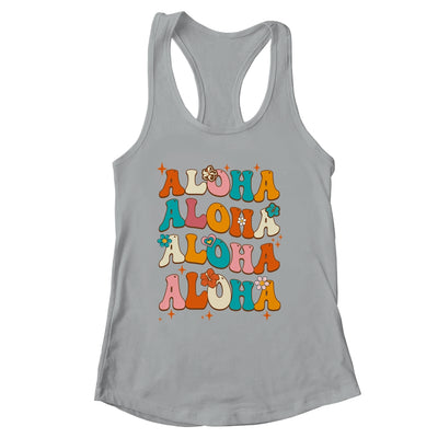 Aloha Hawaiian Vintage Hawaii Vacation Women Girls Groovy Shirt & Tank Top | siriusteestore