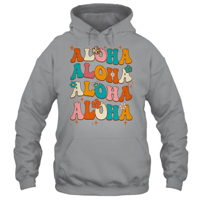 Aloha Hawaiian Vintage Hawaii Vacation Women Girls Groovy Shirt & Tank Top | siriusteestore