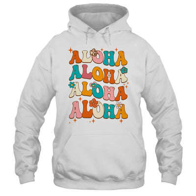 Aloha Hawaiian Vintage Hawaii Vacation Women Girls Groovy Shirt & Tank Top | siriusteestore